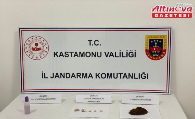 Kastamonu'da uyuşturucu operasyonunda yakalanan 2 zanlı tutuklandı