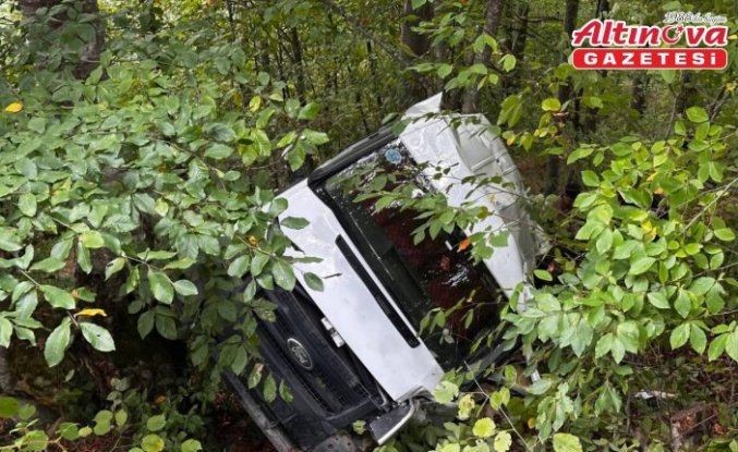 Ordu'da şarampole devrilen minibüsteki 11 kişi yaralandı
