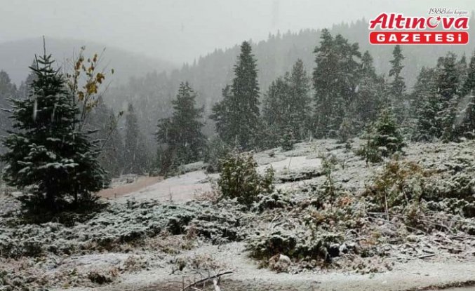 Sinop'ta kar yağışı etkili oldu