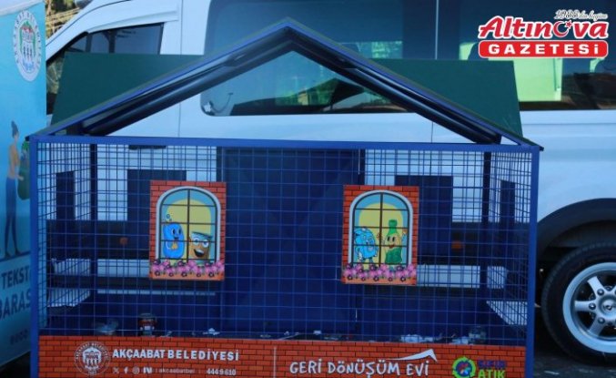 Akçaabat Belediyesi “Geri Dönüşüm Evi“ uygulamasını hayata geçirdi