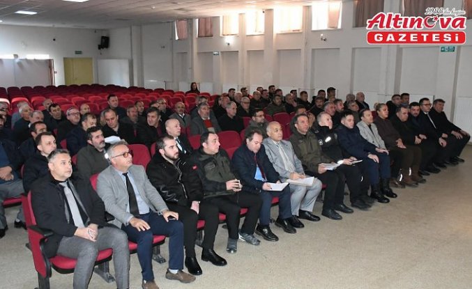 Alaçam'da aralık ayı muhtarlar toplantısı gerçekleştirildi