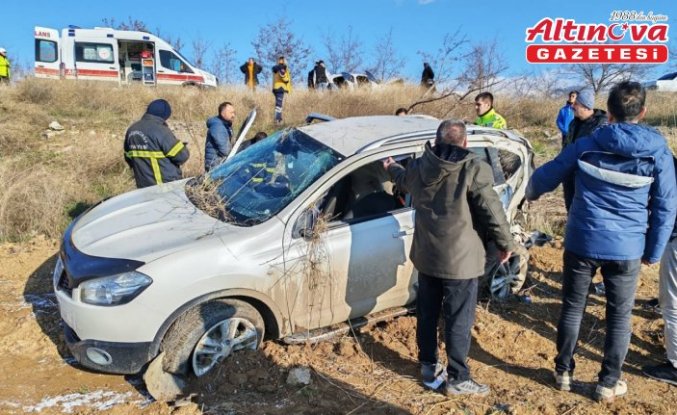Amasya'da otomobil ile SUV tipi araç çarpıştı, 8 kişi yaralandı
