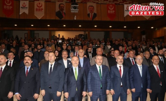 BBP Genel Başkanı Destici, partisinin Rize İl Kongresinde konuştu