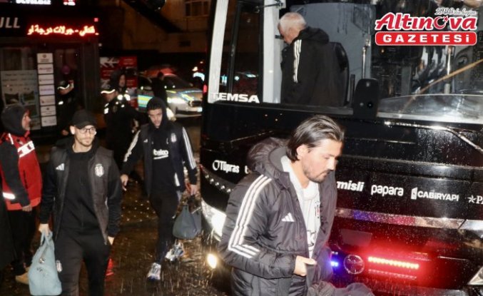 Beşiktaş kafilesi Trabzon'a geldi