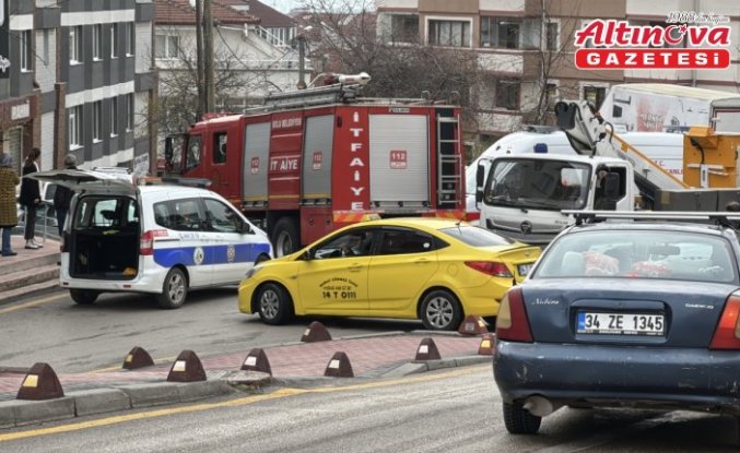 Bolu'da iş merkezindeki trafo yangını söndürüldü