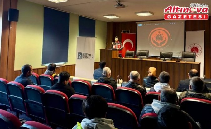 Boyabat'ta yükümlülerine “Aile İçi İletişim ve Şiddetin Önlenmesi Semineri“ verildi