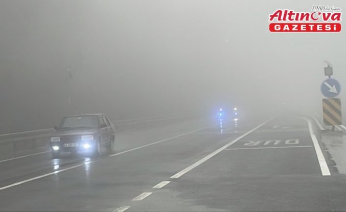 D-100 kara yolunun Bolu Dağı kesiminde sağanak ve sis etkili oldu