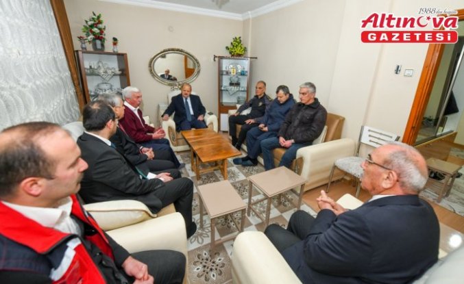 Kastamonu Valisi Dallı Kıbrıs gazisi Büyükoğlu'nu ziyaret etti