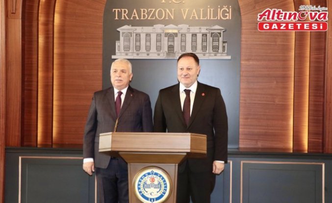 KKTC Cumhuriyet Meclisi Başkanı Öztürkler, Trabzon'da ziyaretlerde bulundu