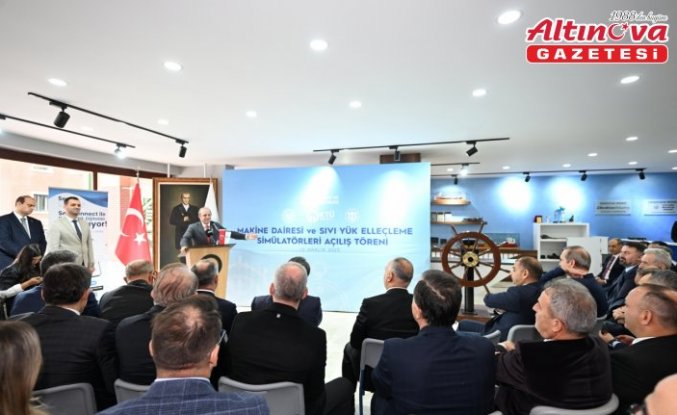 KTÜ'de Gemi Makine Dairesi ve Sıvı Yük Elleçleme Simülatörleri hizmete girdi