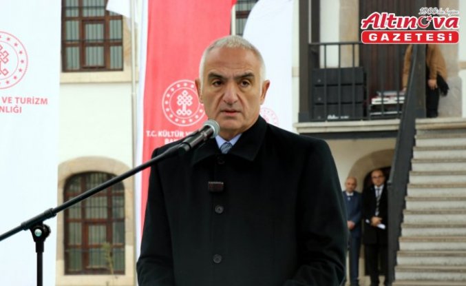 Kültür ve Turizm Bakanı Ersoy, Amasya'da kütüphane açılışında konuştu