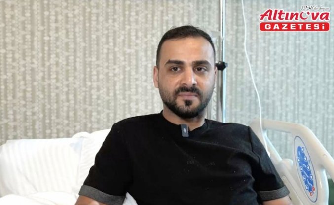 Motosiklet kazasında parmağı kopan genç mikrocerrahiyle parmağına kavuştu