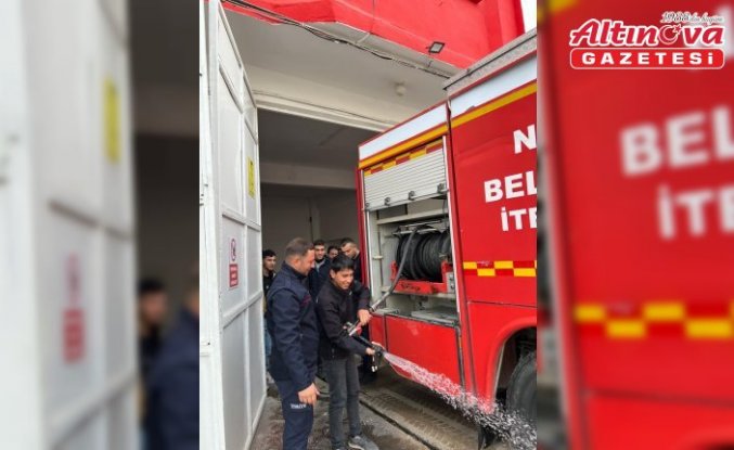 Niksar'da özel eğitim öğrencilerinden itfaiyeye ziyaret