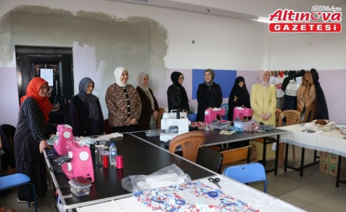 Of'ta kadınlara yönelik dikiş kursu açıldı