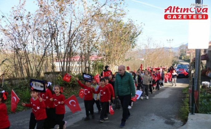 Of’ta, Sarıkamış şehitlerine saygı yürüyüşü yapıldı