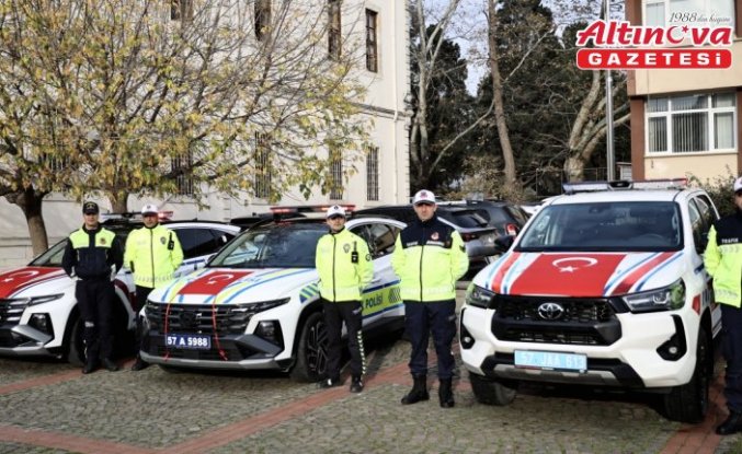 Sinop'ta jandarma ve emniyet teşkilatına tahsis edilen 19 yeni araç hizmete alındı