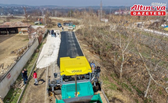 Taşköprü'de sıcak asfalt çalışması başladı