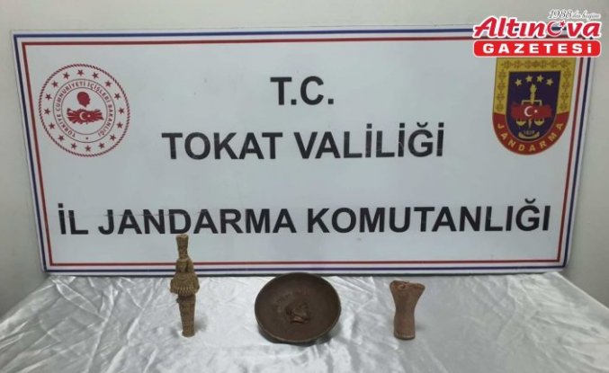 Tokat'ta tarihi eser operasyonunda 1 kişi gözaltına alındı