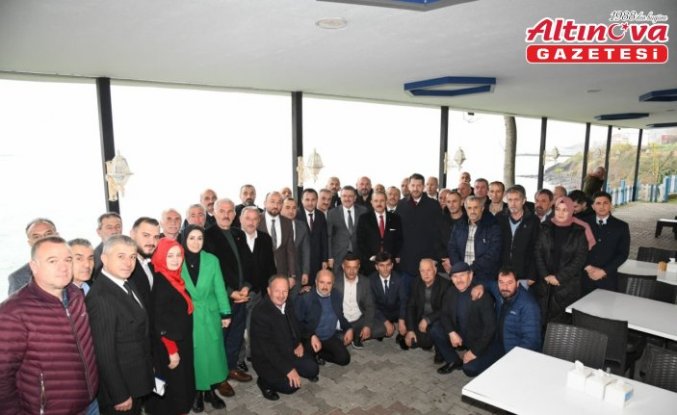 Trabzon Büyükşehir Belediye Başkanı Genç, Vakfıkebir'de muhtarlarla buluştu