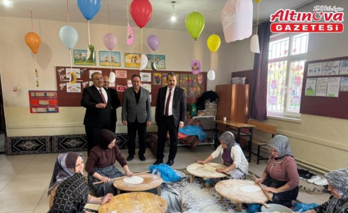 Vezirköprü Öğürlü İlkokulu'nda Yerli Malı Haftası etkinliği yapıldı