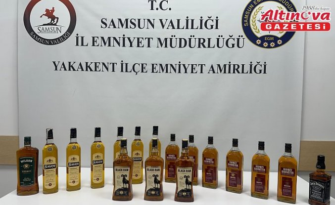 Yakakent'te sahte ve kaçak alkollü içki operasyonu düzenlendi