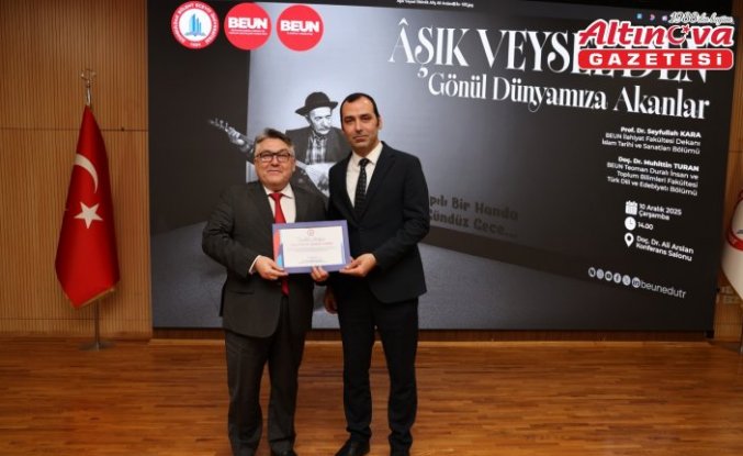 Zonguldak BEUN'da “Aşık Veysel'den Gönül Dünyamıza Akanlar“ programı düzenlendi