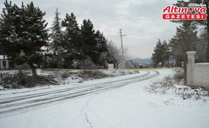 Dodurga-Osmancık kara yolunun bir bölümü buzlanma tehlikesi nedeniyle ulaşıma kapatıldı