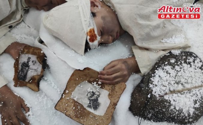 Dodurga'da öğrenciler Sarıkamış şehitlerini andı