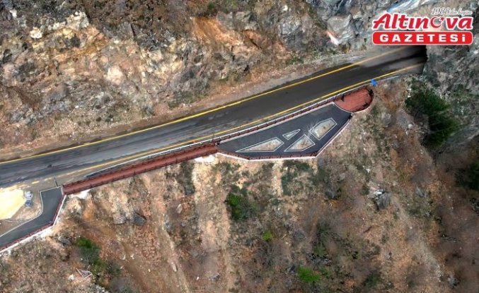 Giresun'daki tarihi tünelin çevresi düzenlendi