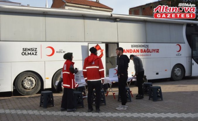 Havza'da 54 ünite kan bağışı alındı