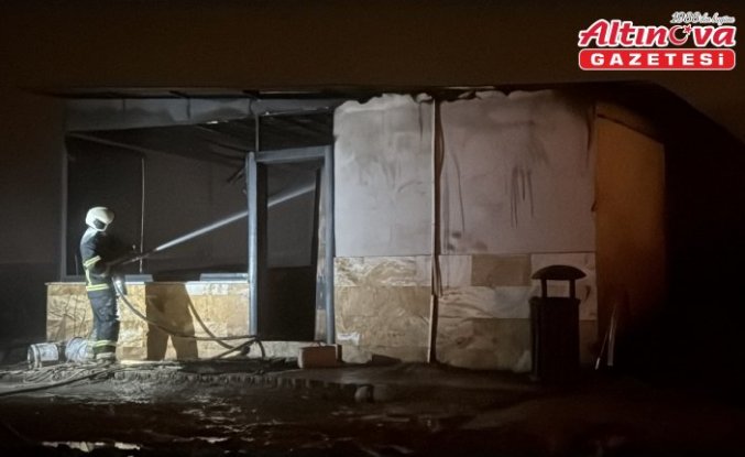 Karabük'te bağ evi yandı