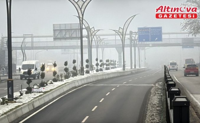 Karabük'te sis etkili oldu