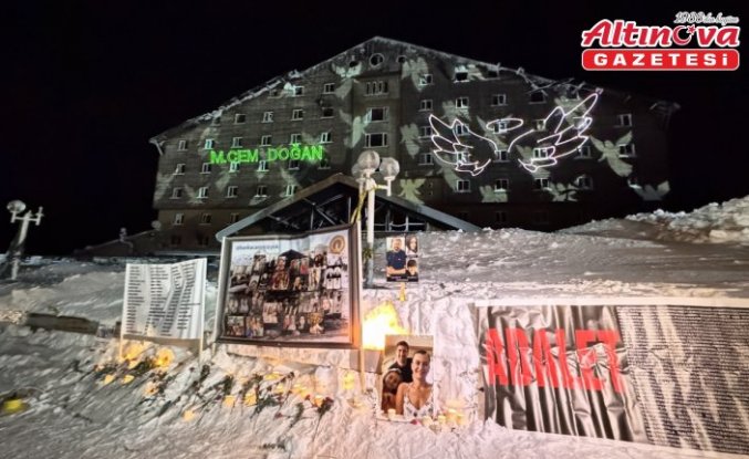 Kartalkaya'daki Grand Kartal Otel yangınında hayatını kaybedenler anıldı