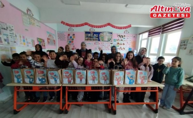 Ladik ilçesinde 2 bin 400 öğrenci karne alarak yarıyıl tatiline girdi