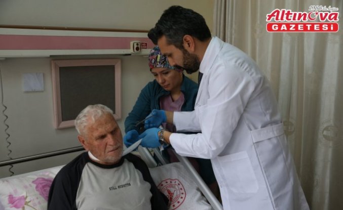 Ordu'da cilt kanseri tanısı konulan 83 yaşındaki hasta operasyonla sağlığına kavuştu