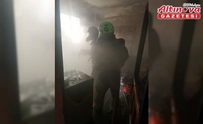 Ordu'da evde çıkan yangında maddi hasar oluştu