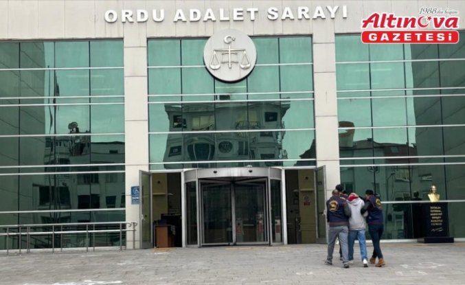 Ordu'da telefon dolandırıcılığı operasyonunda yakalanan 2 zanlıdan biri tutuklandı