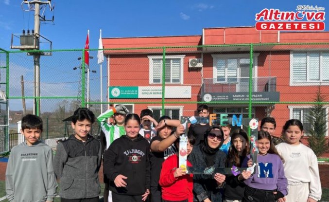 Salıpazarı Gençlik Merkezinde fen etkinlikleri düzenlendi