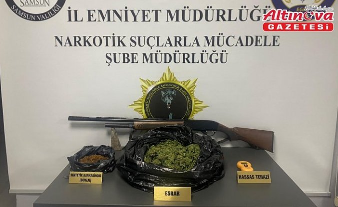 Samsun'da uyuşturucu operasyonunda 1 zanlı gözaltına alındı