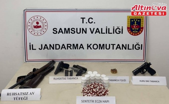 Samsun'da uyuşturucu operasyonunda 2 zanlı yakalandı