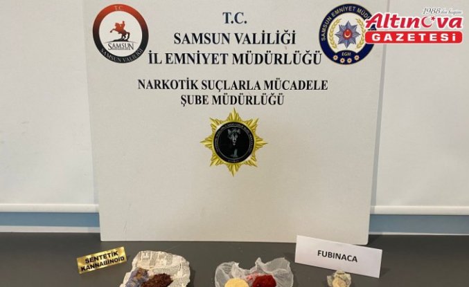 Samsun'da uyuşturucu operasyonunda 4 zanlı yakalandı
