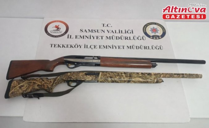 Samsun'da yasak avlanma yapan 2 kişi yakalandı