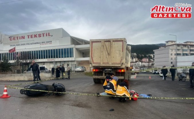 Tokat'ta kamyon ile çarpışan motosikletin sürücüsü öldü