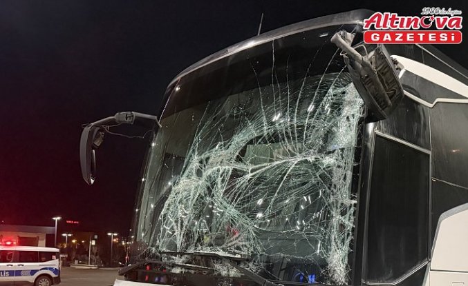 Trabzon'da terminalde otobüsün çarptığı çocuk yaralandı