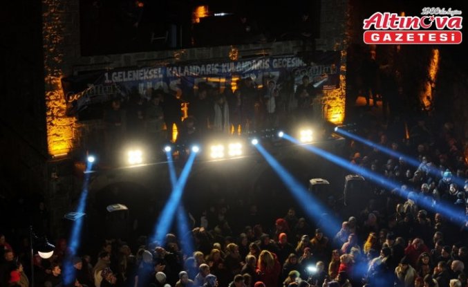 Trabzon'da, Karadeniz'in yeni yıl geleneği “Kalandar“ kutlandı