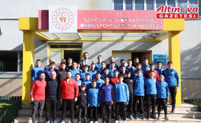 Türkiye Güreş Federasyonu Başkanı Akgül'den Ordu Sporcu Eğitim Merkezi'ne ziyaret