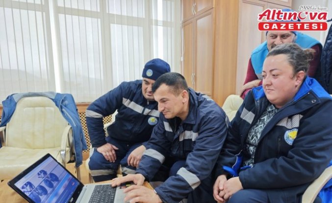 Yakakent Belediyesi işçileri AA'nın “Yılın Kareleri“ oylamasına katıldı