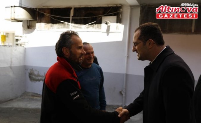 Akçaabat Belediye Başkanı Ekim, esnafı ziyaret etti