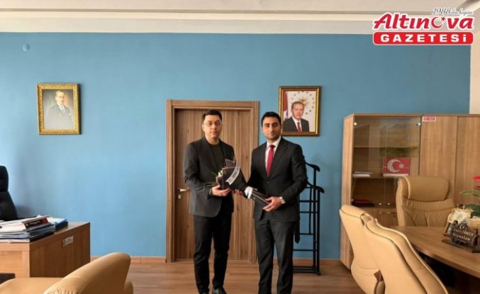 Almus Vergi Dairesinden Kaymakam Çömen'e ziyaret