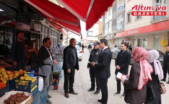 Asarcık Kaymakamı Korkmaz, tütün denetimine katıldı
